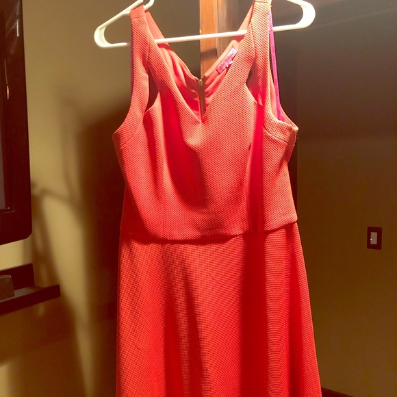Betsey Johnson Dresses & Skirts - Sleeveless orange cutout dress